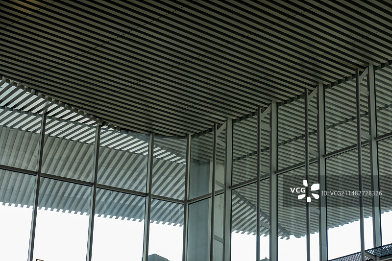 建筑结构全帧拍摄——湖南省博物馆图片素材