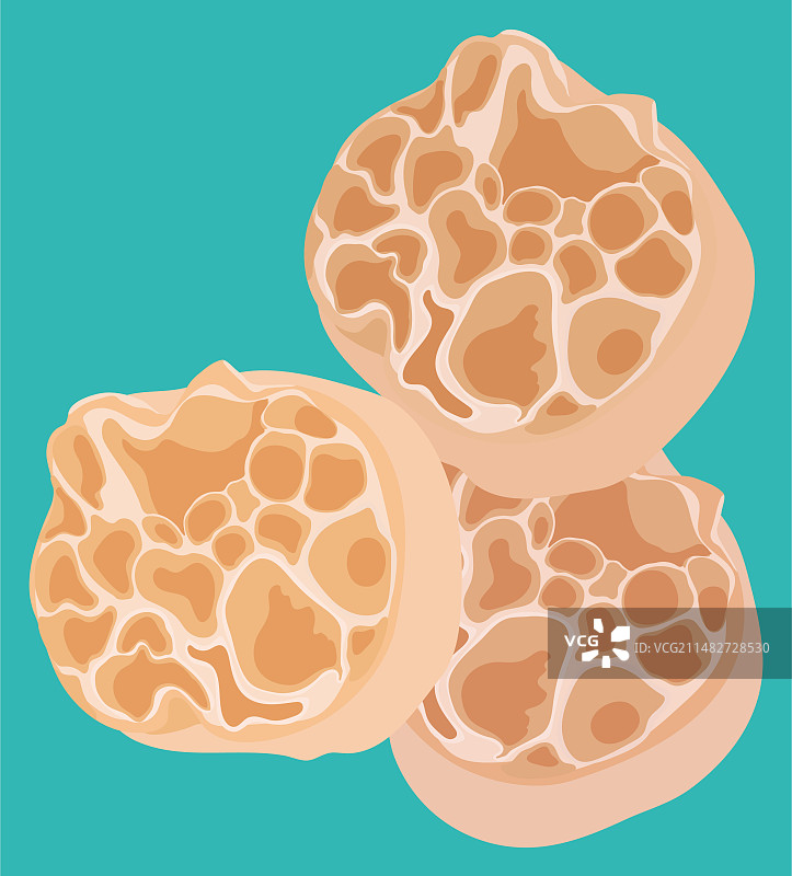 面藕空心面筋素肥肠燕麦筋图片素材
