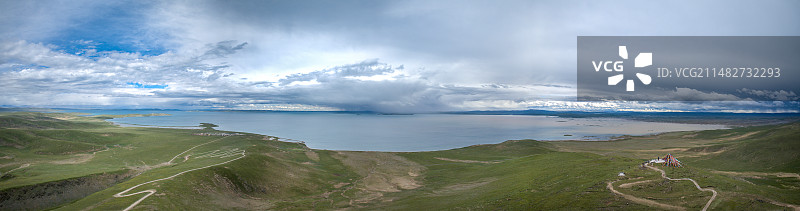 黄河源头的鄂陵湖图片素材