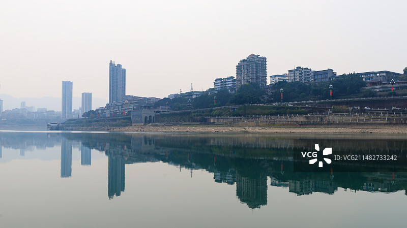 宜宾市的岷江图片素材