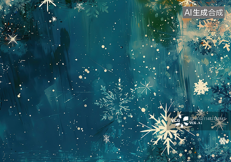 【AI数字艺术】夜间烟花表演的低角度视角图片素材