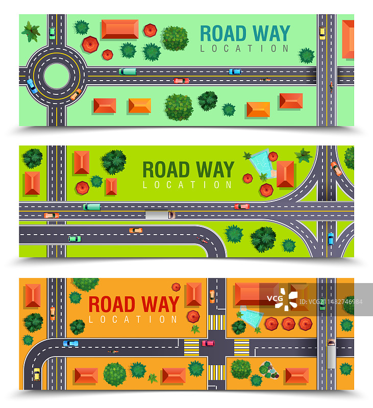 道路横幅图片素材