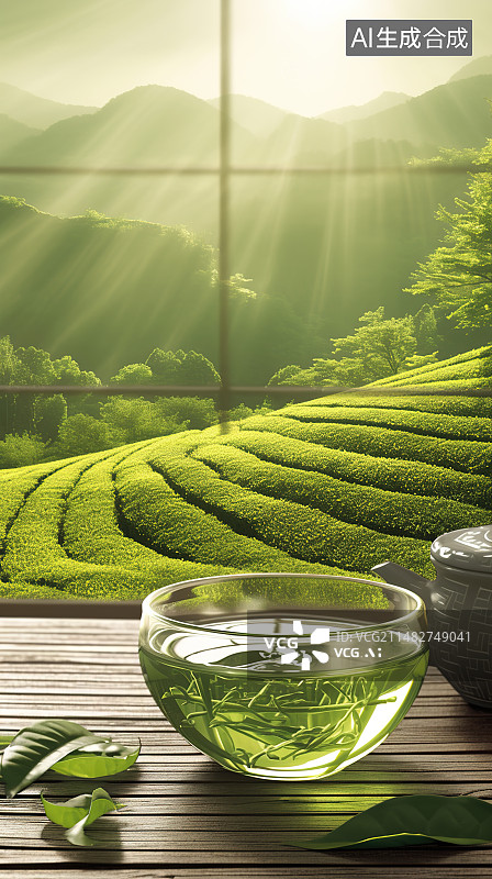 【AI数字艺术】茶道图片素材