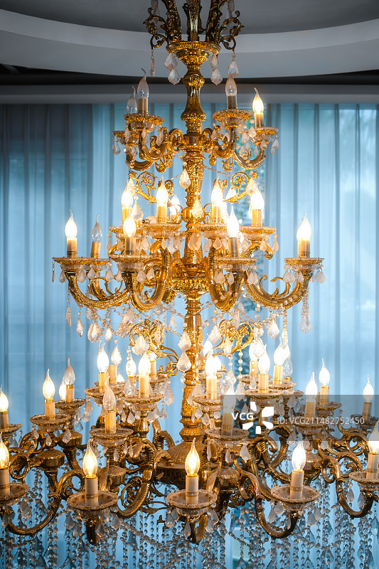 吊灯，水晶灯图片素材