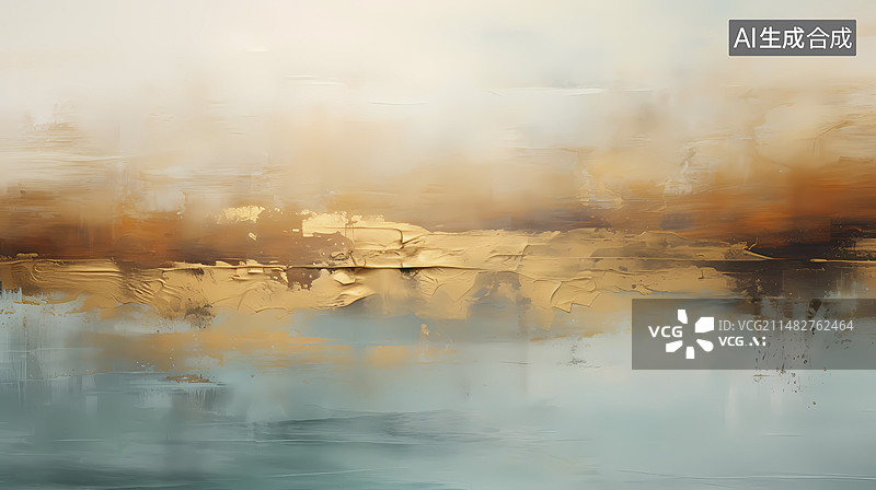 【AI数字艺术】现代轻奢青金色抽象背景图片素材