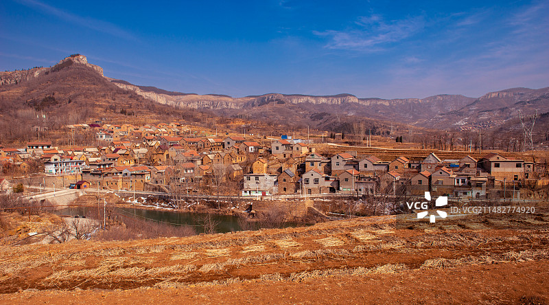 齐长城之南阎村图片素材