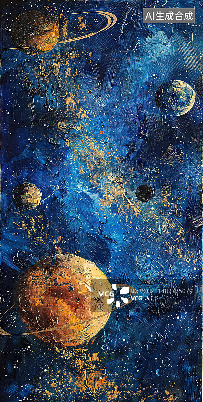 【AI数字艺术】彩色背景下的气泡图片素材