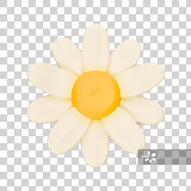 3D插画元素春天春日踏青赏景鲜花盛放图片素材