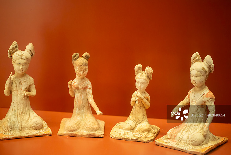 香港文化博物馆收藏并展出的唐代女性人佣图片素材