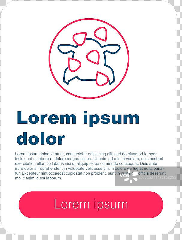 宫保鸡丁线性图标，灰色背景隔离图片素材