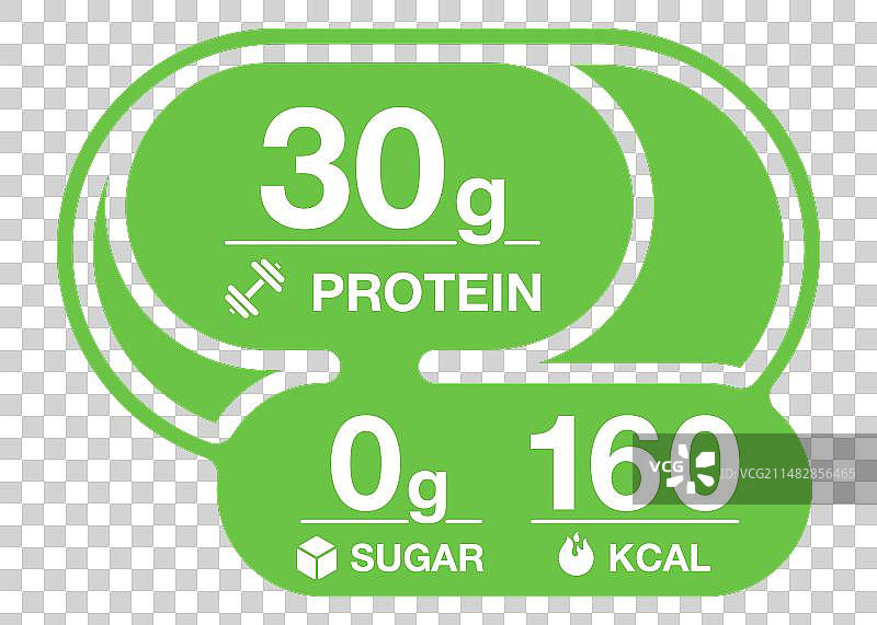 含成分价值的蛋白棒标签图片素材