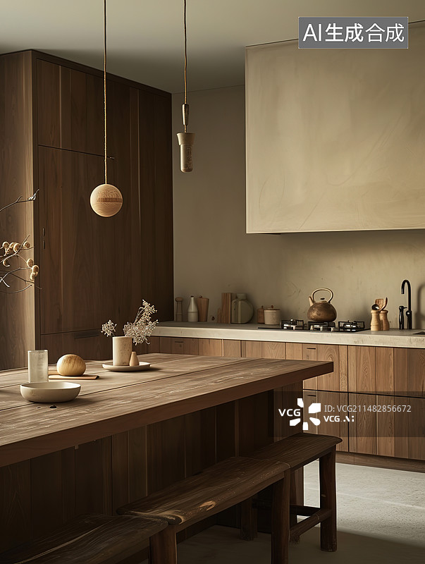 【AI数字艺术】室内装潢设计餐厅客厅书房样板房展厅会议室茶室图片素材