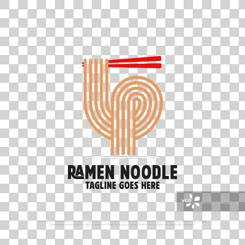 拉面Logo设计：餐饮Logo图片素材