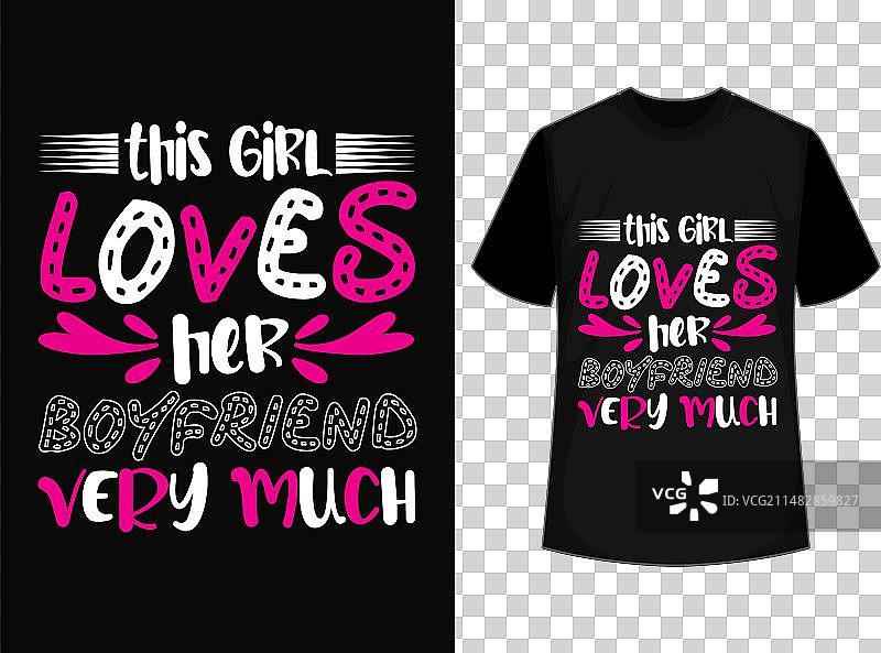 情人节：女孩非常爱她的男友图片素材