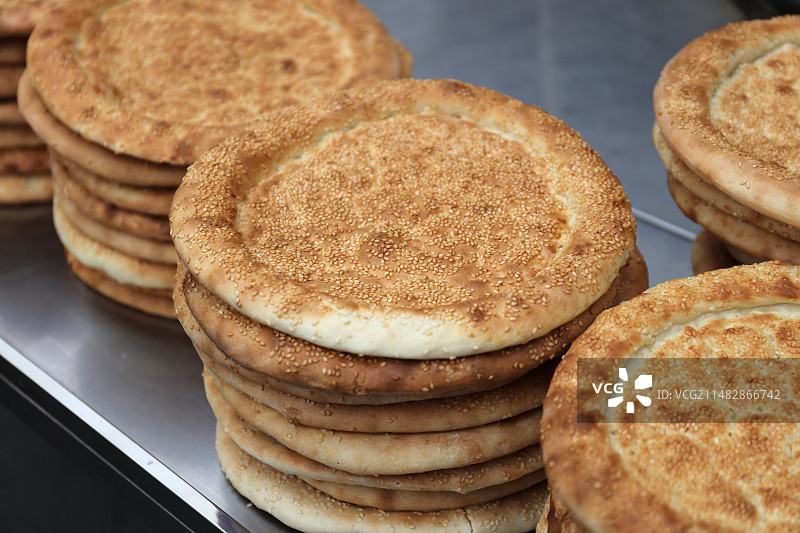 新疆小吃馕和大饼素材图片素材