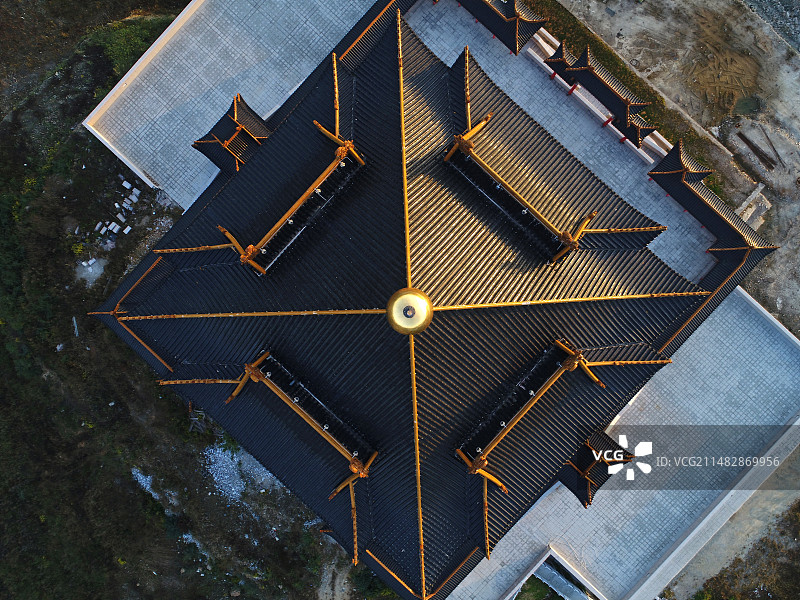 武当太极湖太和楼太极剧场风光图片素材