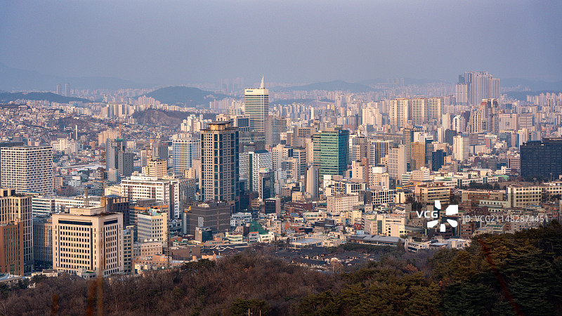 韩国Seoul建筑群图片素材