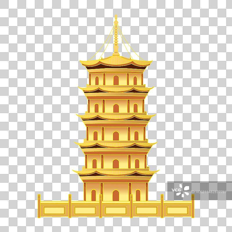 泉州双子塔图片素材