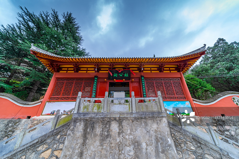 甘肃陇南成县杜甫草堂建筑文物图片素材