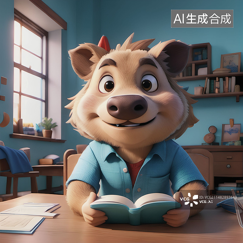 【AI数字艺术】开学季图片素材