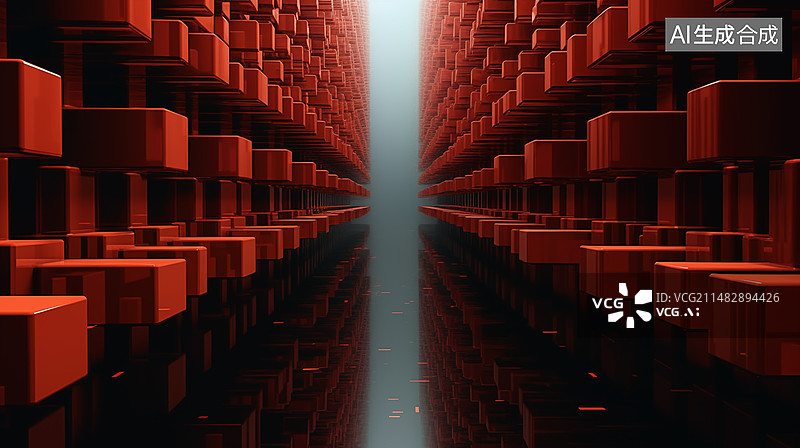 【AI数字艺术】抽象背景，红色背景，红色，背景，科技背景图图片素材