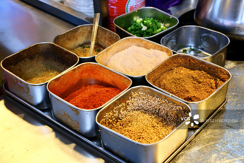 各种磨碎的香料图片素材