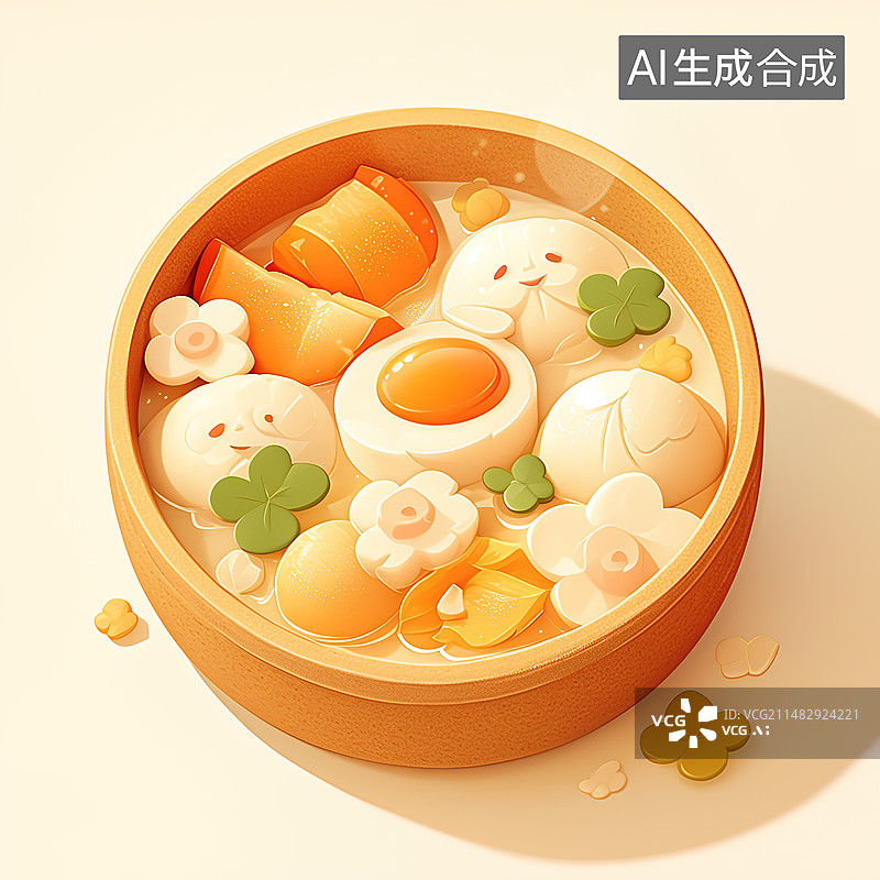 【AI数字艺术】味增汤图片素材