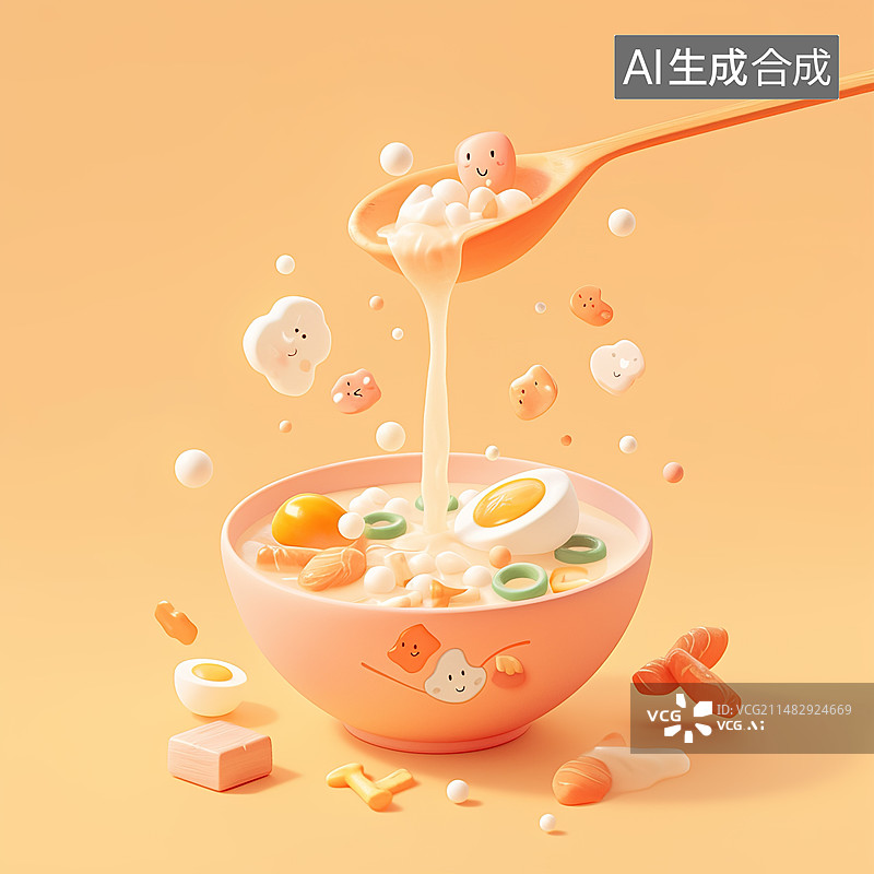 【AI数字艺术】味增汤图片素材