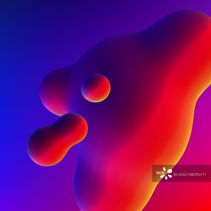 充满活力的液体流动设计图片素材