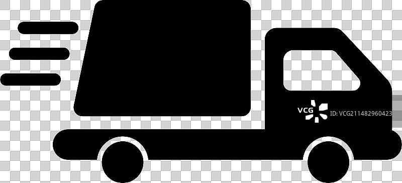 卡车送货图标logo设计模板（已隔离）图片素材