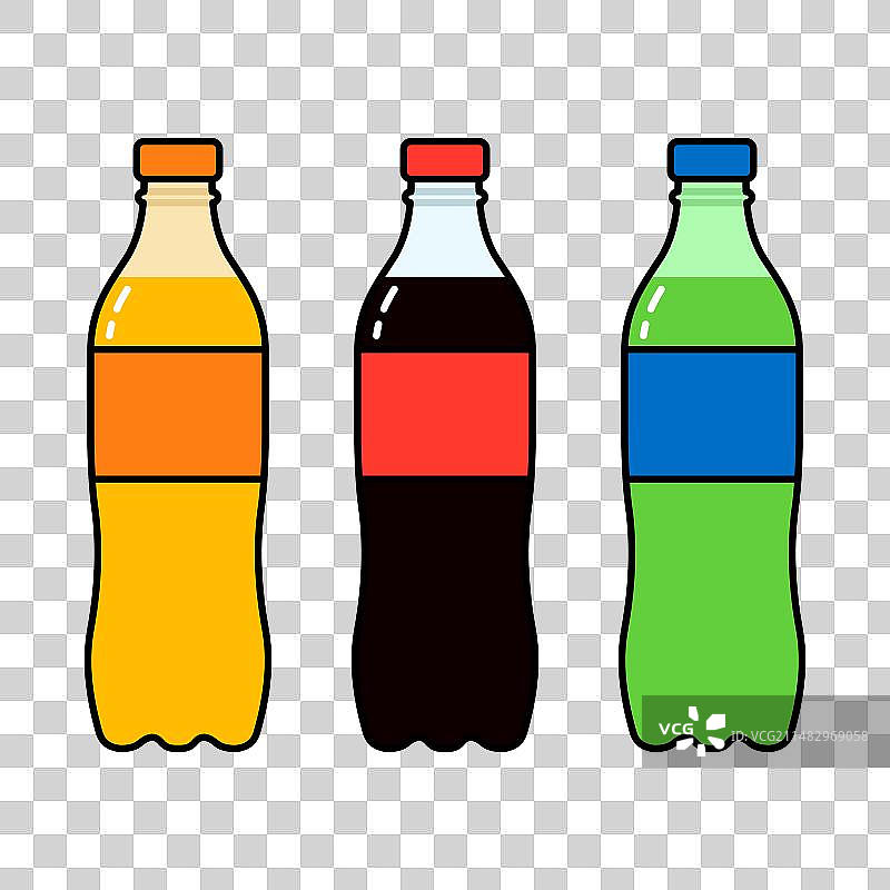 苏打水瓶图片素材