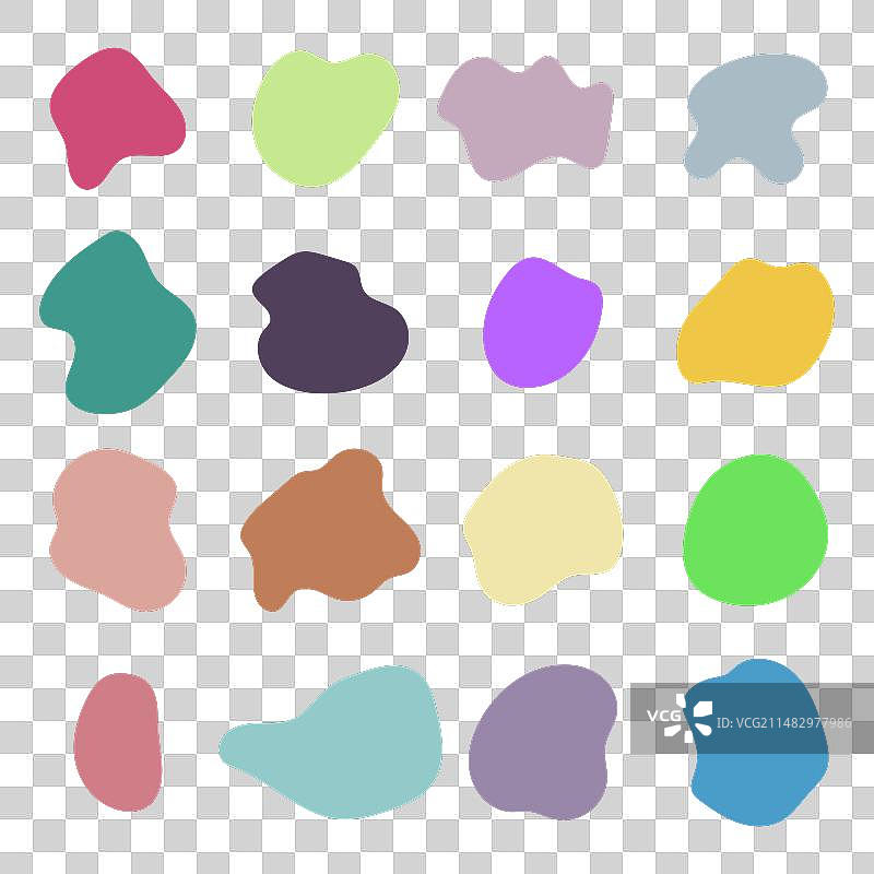 随机有机形状图片素材