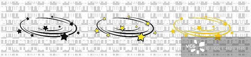 头晕的人头部周围的生病元素图片素材