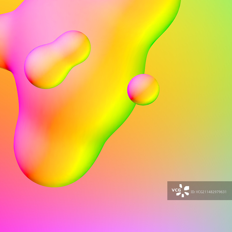 充满活力的液体流动设计图片素材