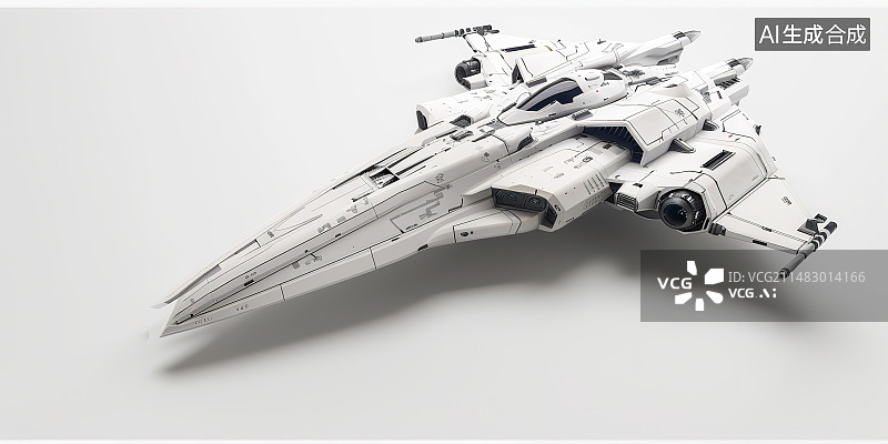 【AI数字艺术】白色背景上的枪特写镜头图片素材