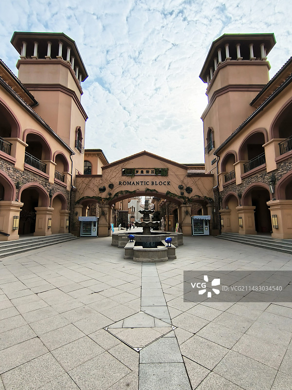 西安世园罗曼小镇图片素材