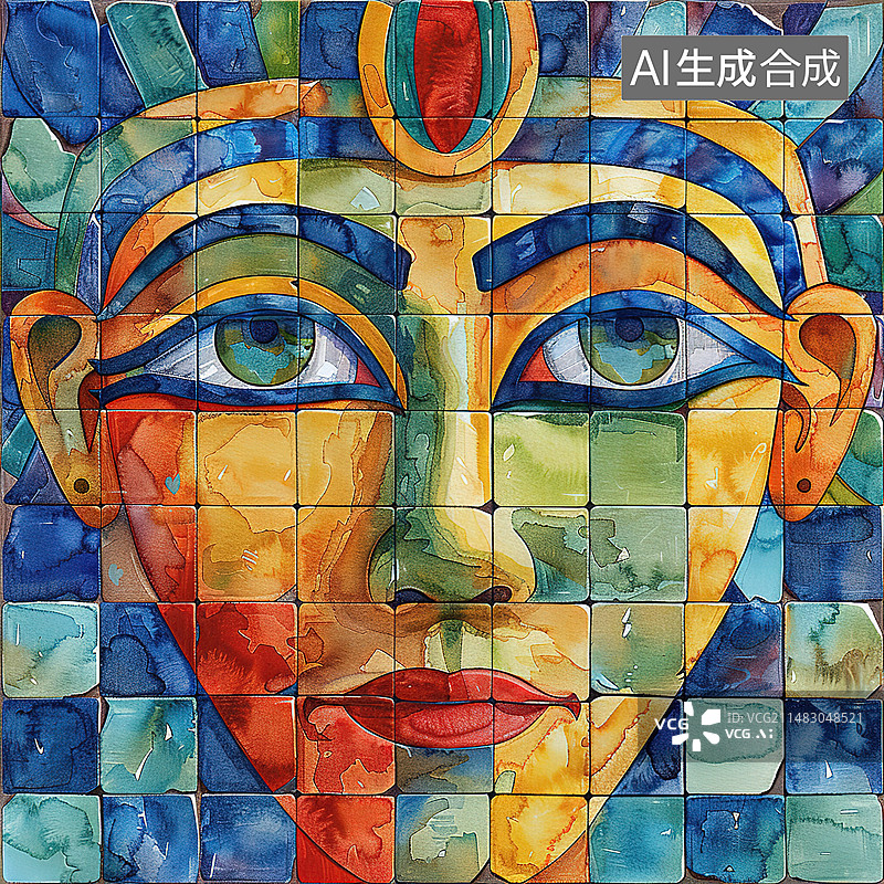 【AI数字艺术】涂鸦墙全帧拍摄图片素材