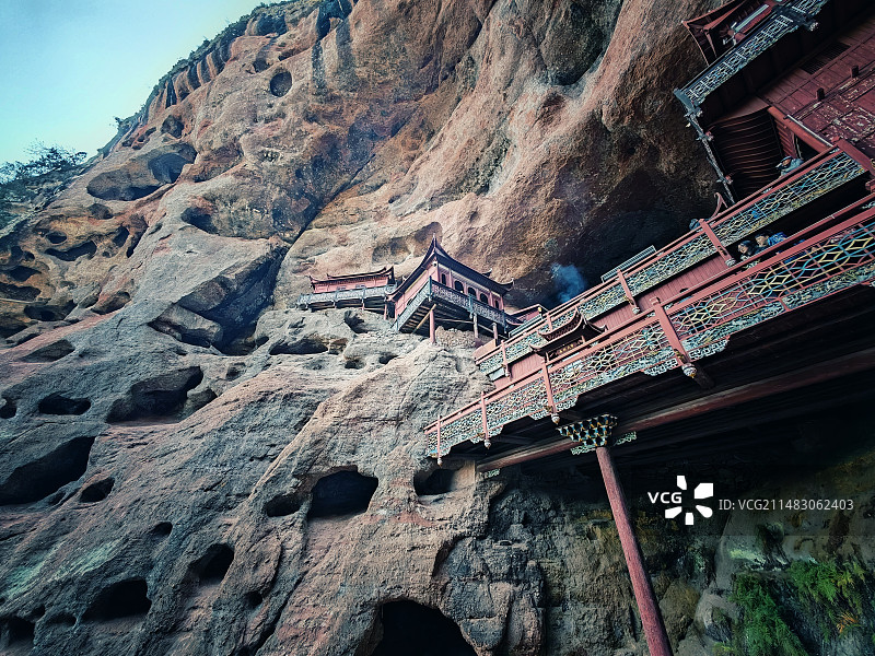 悬空寺，甘露岩寺，三明泰宁县图片素材