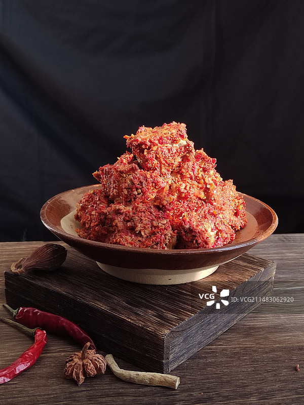 四川豆腐乳 四川霉豆腐 纯手工豆腐乳 四川红油豆腐麻辣豆腐乳图片素材