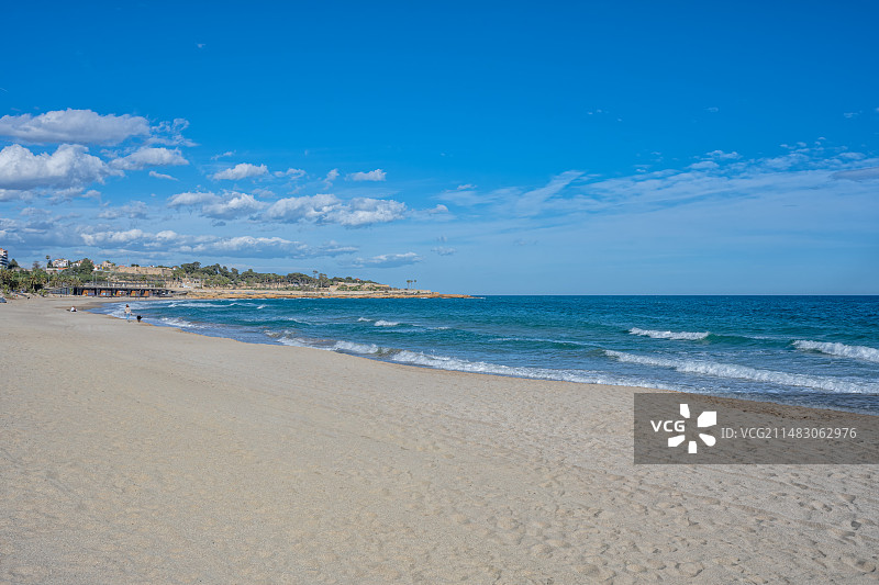 西班牙海滩风光图片素材