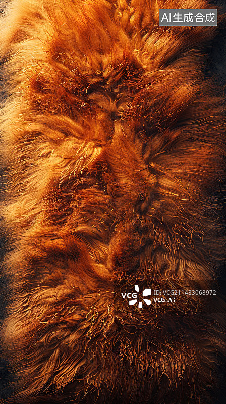 【AI数字艺术】棕色的动物毛皮背景，狐狸，狗图片素材