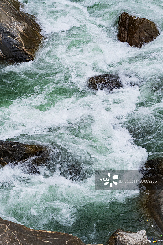 金沙江绿江咆哮图片素材