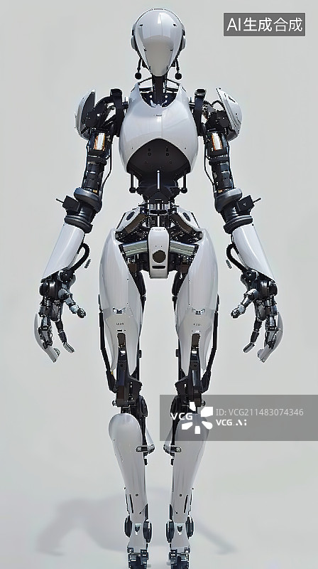 【AI数字艺术】白色背景下雕像的特写镜头图片素材