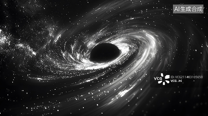 【AI数字艺术】黑丝艺术宇宙背景图片素材