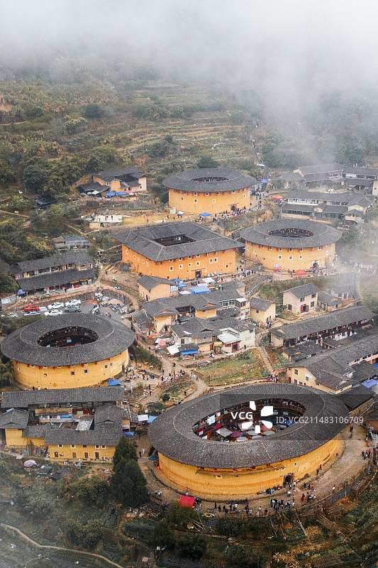 福建南靖土楼图片素材