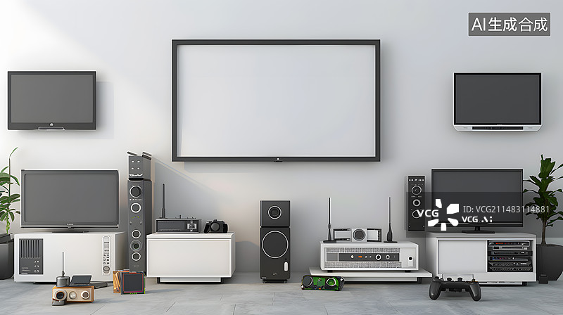 【AI数字艺术】家庭室内装修设计图片素材