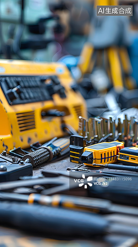 【AI数字艺术】维修工具器材图片素材