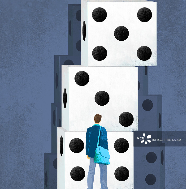 风险，骰子，大学生，未来，思考图片素材