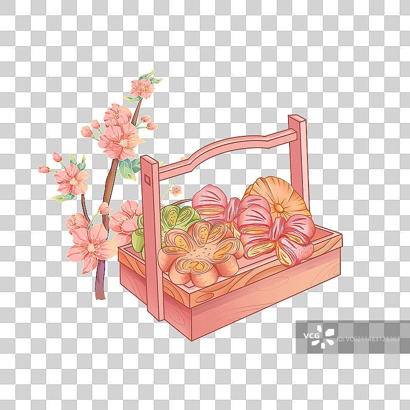 国风插画中国传统节日七夕节日插画图片素材