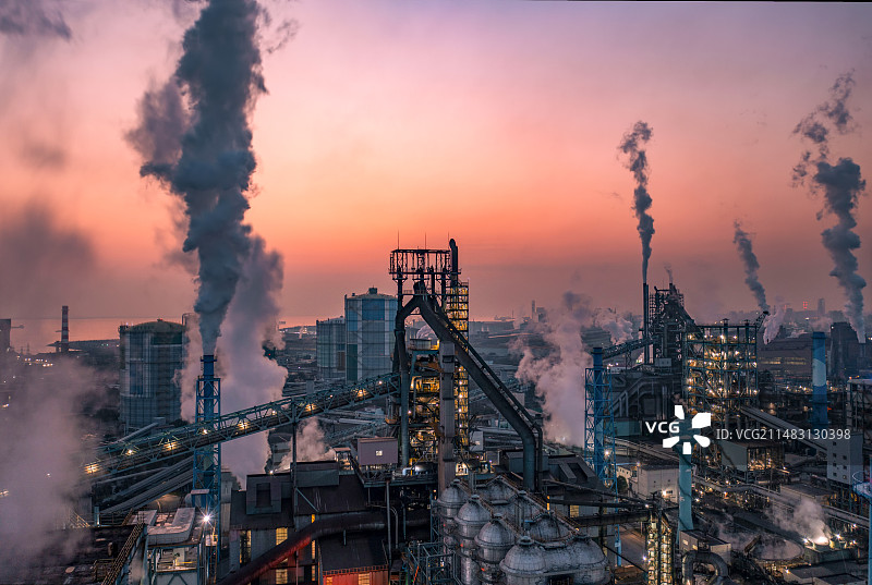 工业钢铁厂图片素材